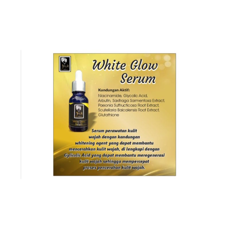 white glow serum '' J&A aesthetic''