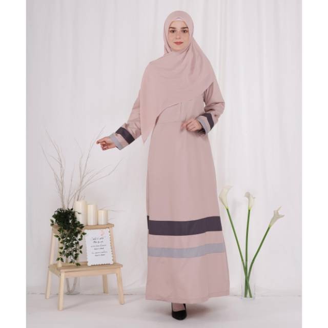Rasya Daily Malika Dress Gamis Syar'i