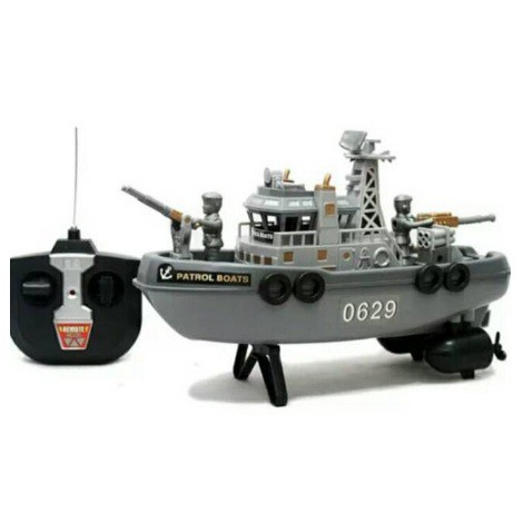 RC Marine Boat Mainan Remote Control Kapal Perang Kado Hadiah Anak Best Seller Murah