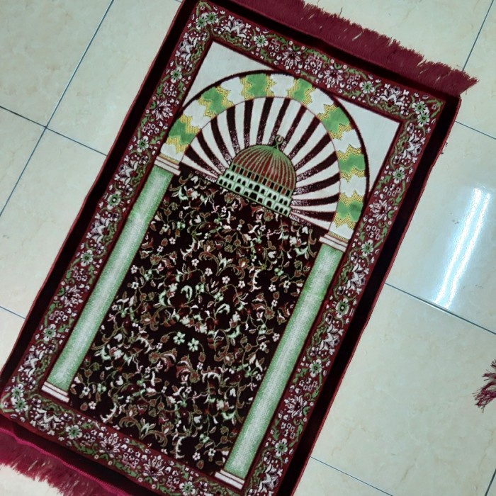 sajadah turki raudah lembut / sajadah bulu tebal