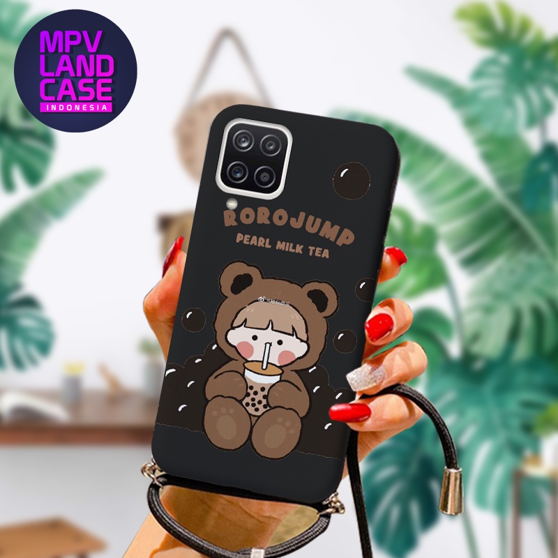 [SGT-10] Softcase Gambar + Tali For Samsung A12 | Cassing Hp Samsung A12 | Kondom Hp Samsung A12