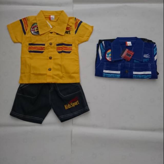 Baju hem anak Candino all size 1-2 thn