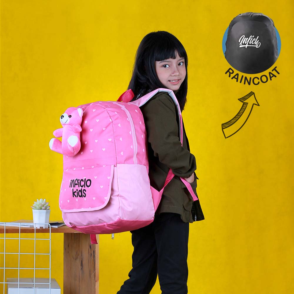 Tas Sekolah Anak TK SD Perempuan Original Backpack Punggung Premium Quality K973
