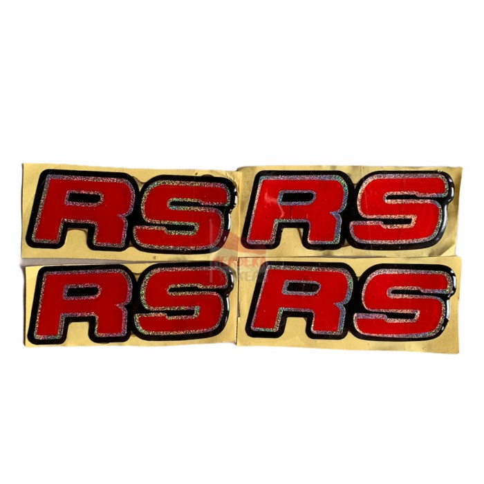 Emblem Sticker / Stiker Logo RS Honda Timbul