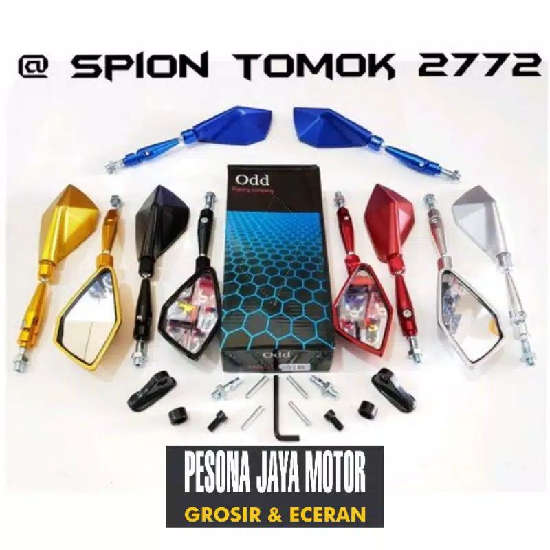 Spion Tomok Spion Lipat 2772 Universal Semua Motor Honda/Yamaha/Suzuki/KawasakiFOURSIX_46