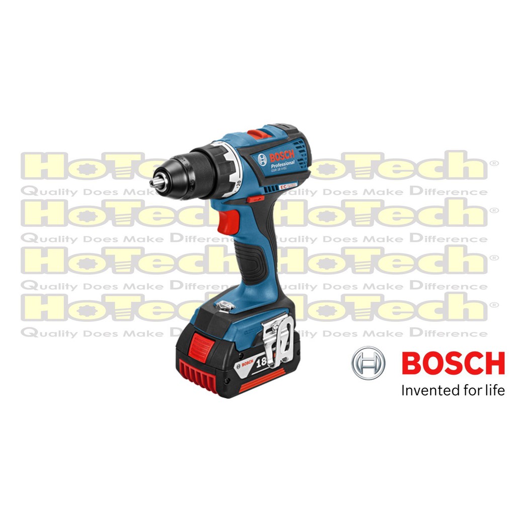 BOSCH | GSR 18 V-EC | Bor/Mesin Bor Tanpa Kabel | Use Battery