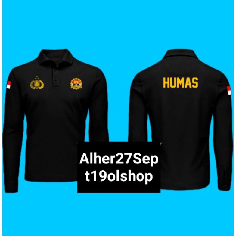 Kaos humas Polri baju humas Polri kaos kerah humas Polri kaos polo Humas polri polo shirt humas polr