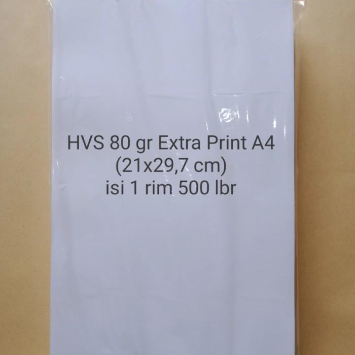 

Kertas Hvs 80 Gsm Extra Print A4 21X29,7 Isi 1 Rim 500 Lembar