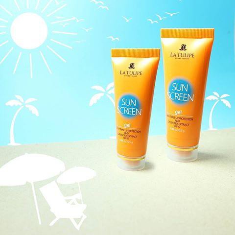 la tulipe sunscreen gel spf17 / pelindung matahari