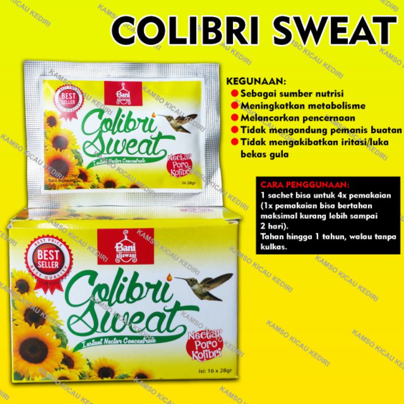 colibri sweet COLIBRI SWEET makanan burung kecil pemakan madu dan buah