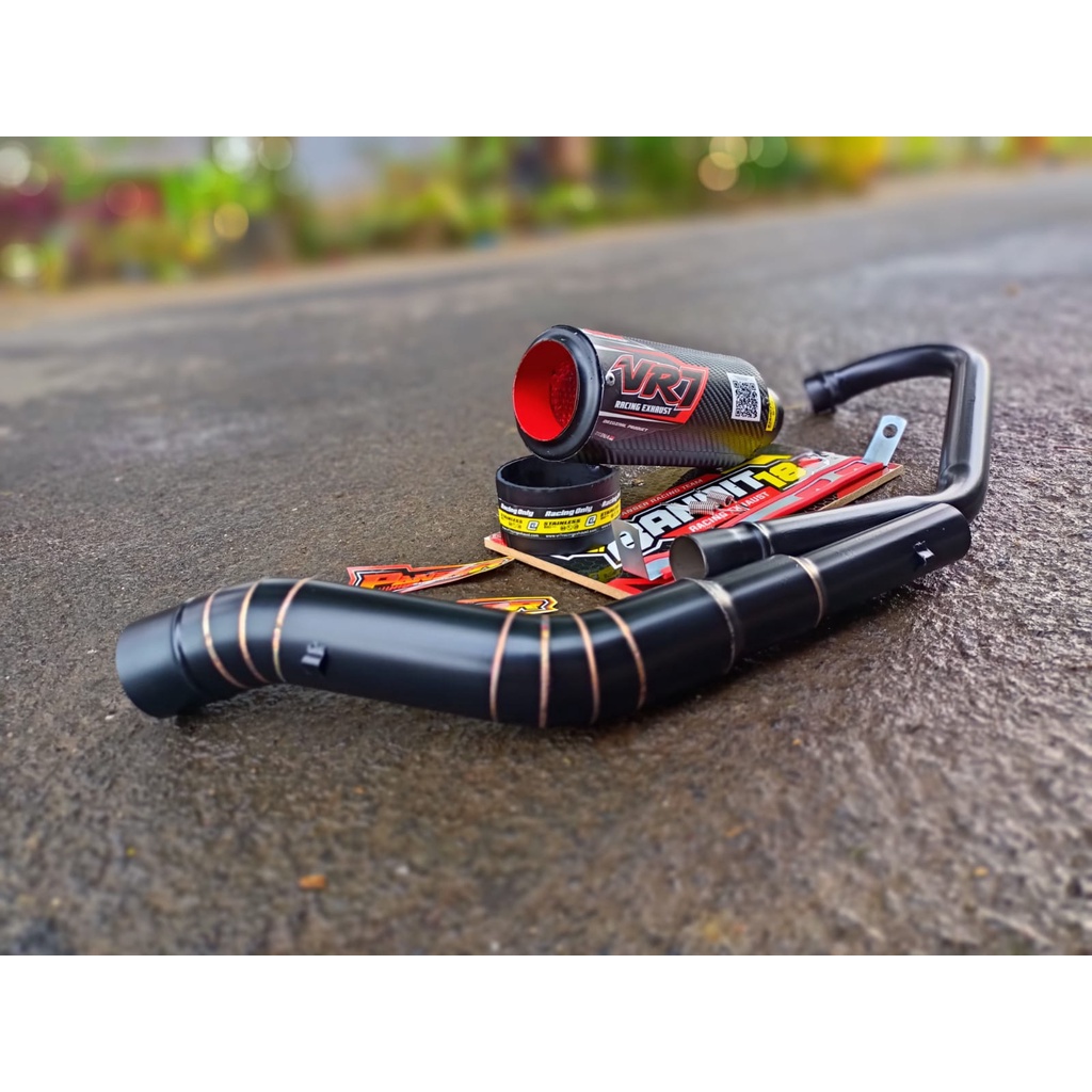 KNALPOT RACING VR7 UNTUK VIXION GSX SONIC SATRIAFU BYSON SCORPIO MXKING VERZA DLL