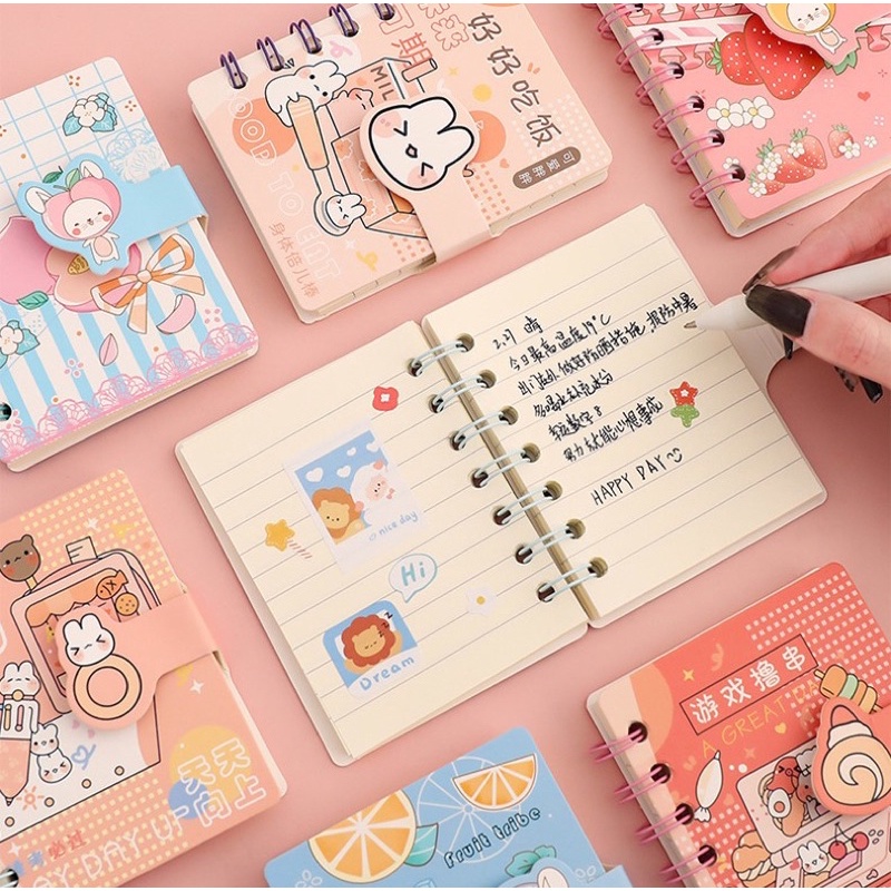 KENSHO Diary Pocket Notebook Buku Catatan Spiral  Kecil A7 -70