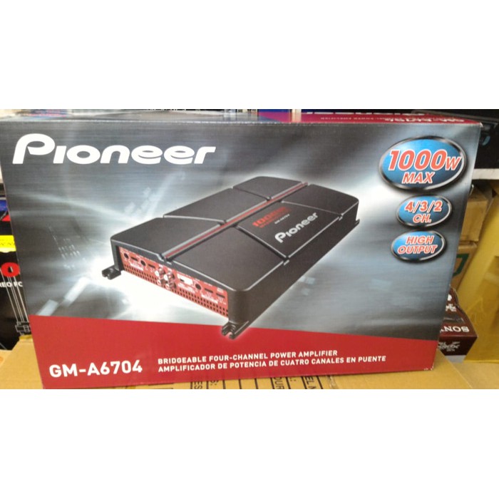 power pioneer gm-a6704 gm a6704 power 4ch