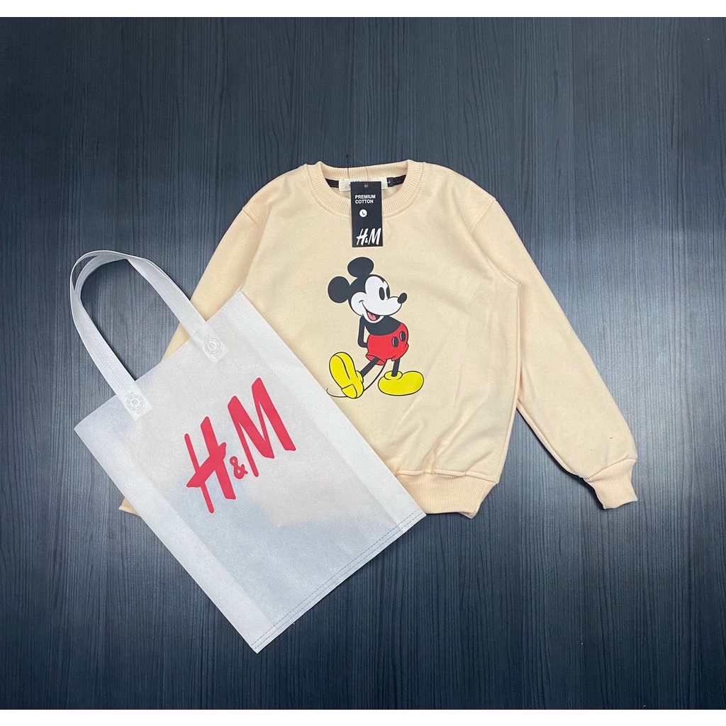 CREWNECK ANAK MICKY MOUSE  FREE TAS