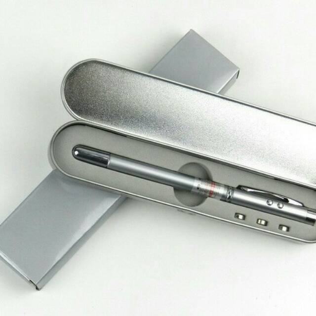 

Pulpen exclusiv pena 5 in 1 laser pointer box premium presentasi