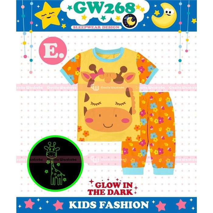Piyama Anak Perempuan Gleoite Wardrobe (GW) 268 E Giraffe