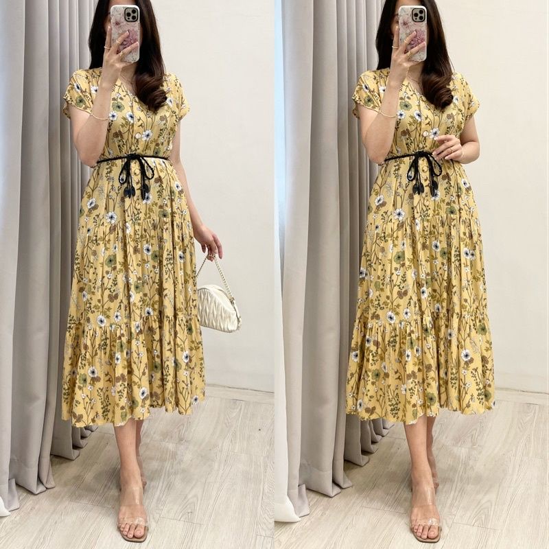 HOMEDRESS ANGEL Viral/dress Katun Premium Busui/dress Free Belt/dress rayon premium/daster viscose/h