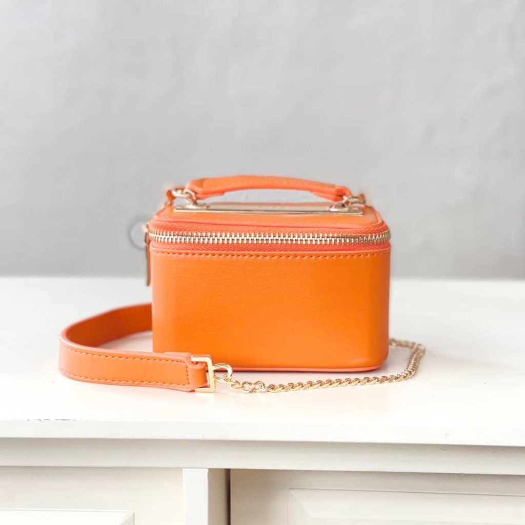 TAS WANITA|TAS PEDRO LEATHER MINI VANITY CASE|TAS SELEMPANG WANITA PDR387