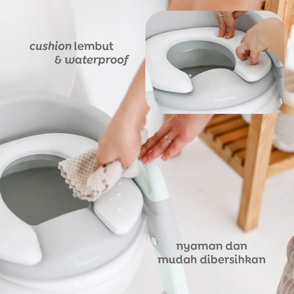 SUGARBABY POTTY TRAINING SEAT&amp;LADDER / POTTY SEAT TOILET TRAINING ANAK