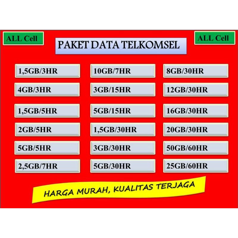 paket data telkomsel murah