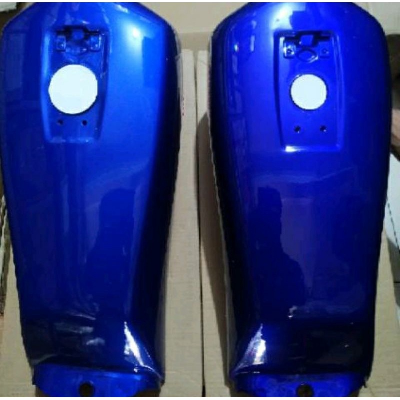 Tangki bensin rx king biru polos tangki import