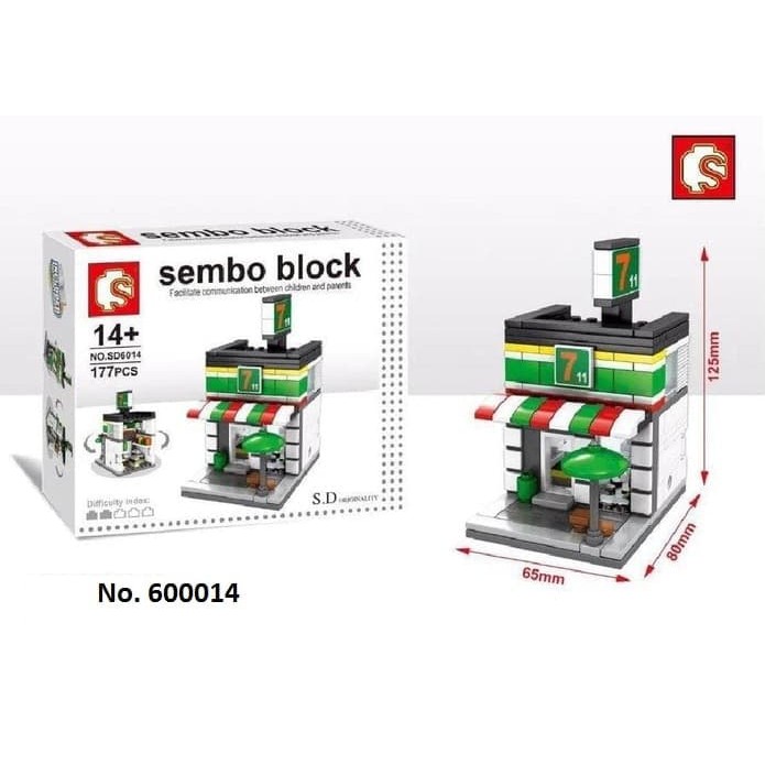 "Sembo Block 7.11 store 177pcs"