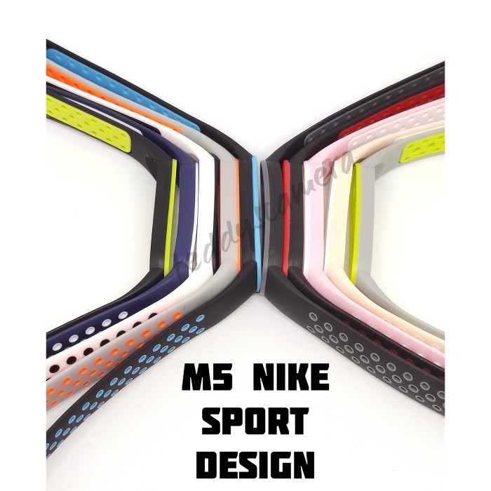 Strap Mi Band 5 Nike Design Replacement Tali Jam Mi Band 5 Penganti
