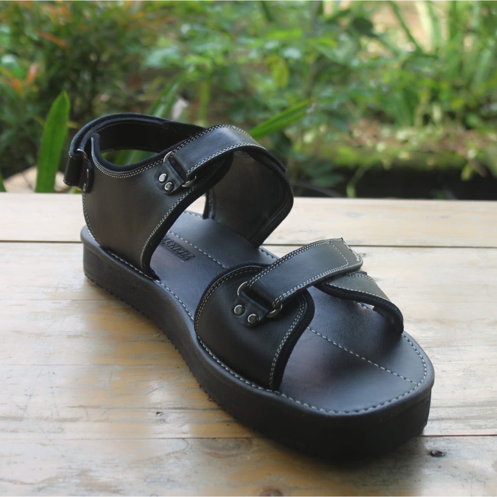 Sandal Gunung Pria Kulit Asli Rasheda GR 48 Big Size