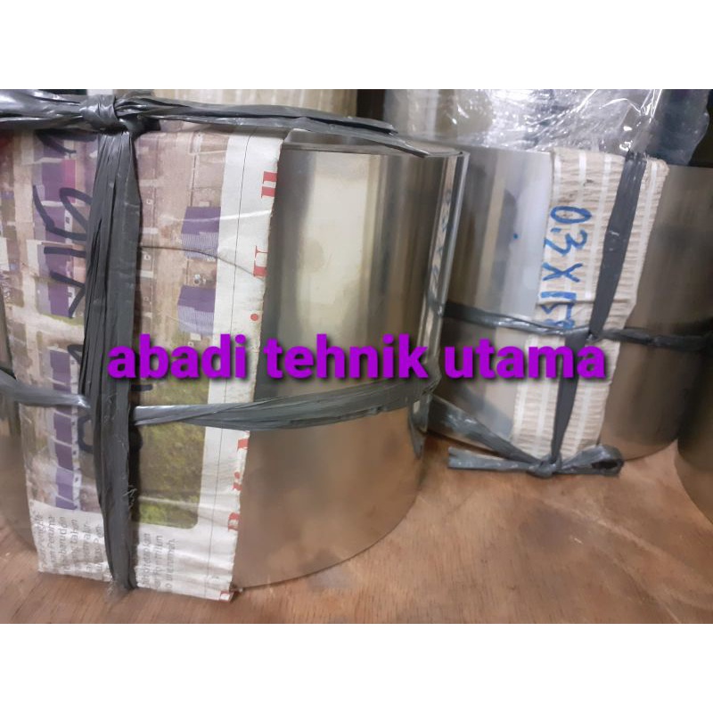 

SHIEM PLAT STAINLESS 304 TEBAL 0.7MM X 150MM X 1000MM