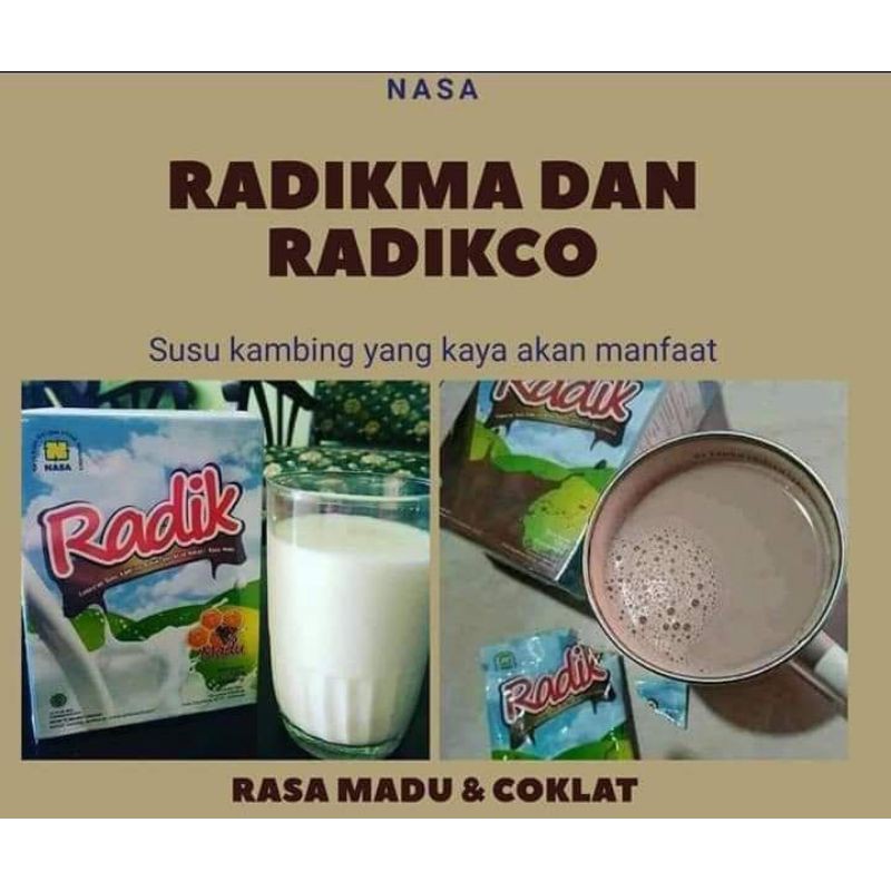 

Susu kambing Radix Nasa penambahan nafsu makan