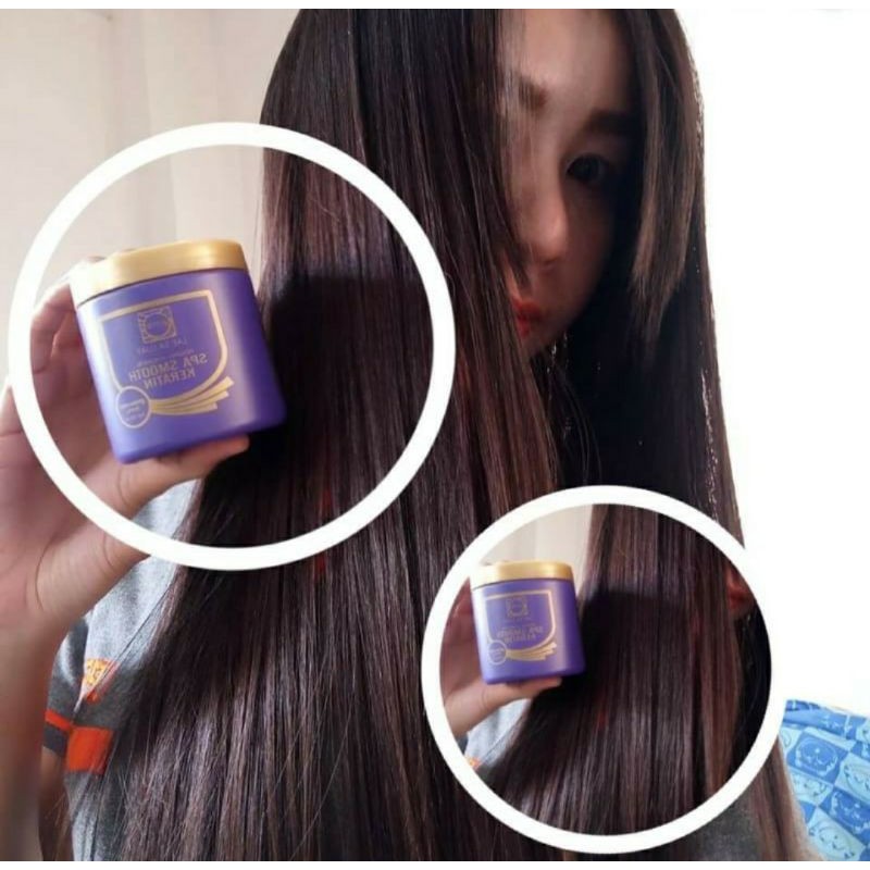 BPOM LAE SA LUAY HAIR SPA SMOOTH KERATIN / MASKER RAMBUT / CREAMBATH