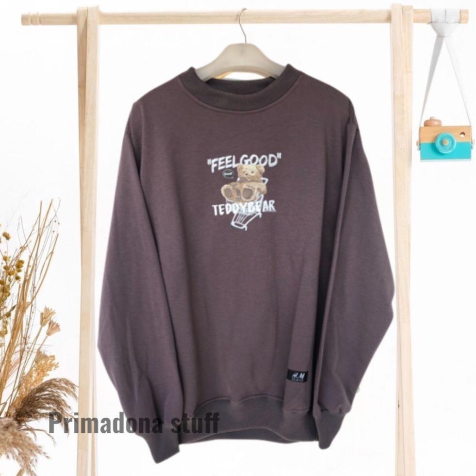 crewneck sweater hoodie pria&amp;wanita flece L XL XXL