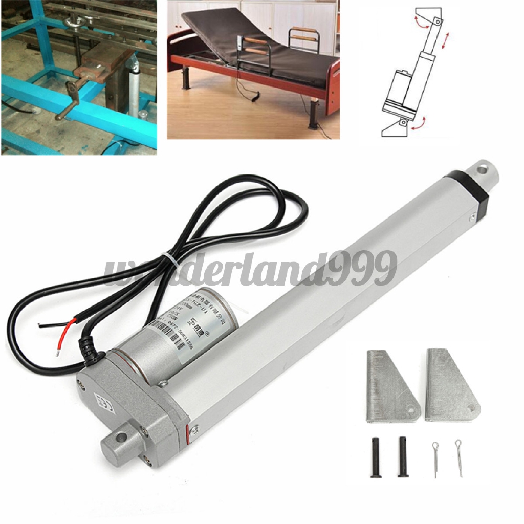 100MM Stroke Linear Actuator High Duty Straight Line Electric Linear Actuator 750N 24V 