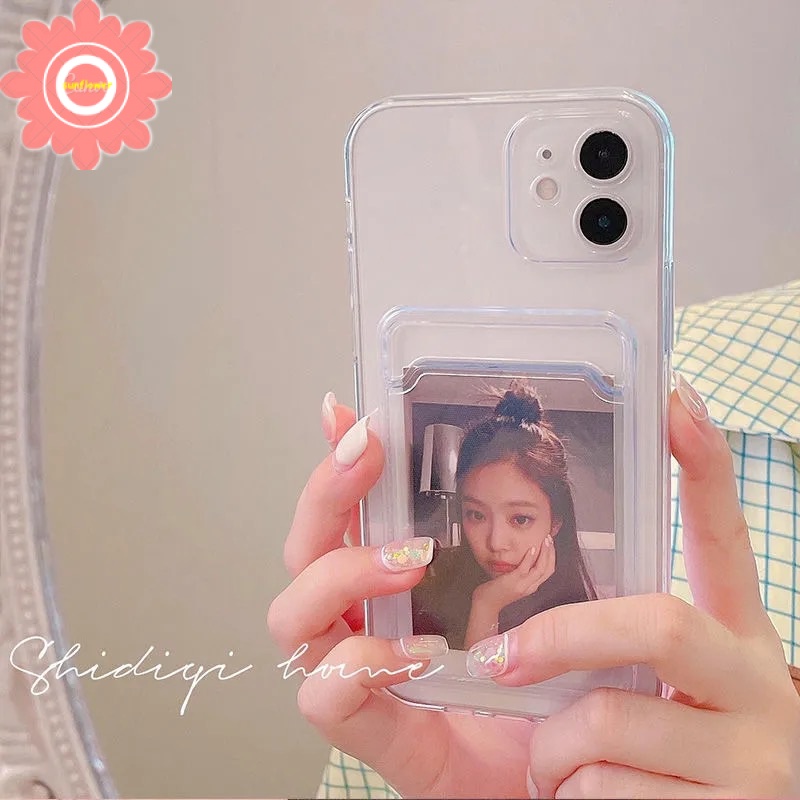 Casing Soft TPU Case Redmi 10 9T PRO 9C 9A 9 8 8A 8A 7A Xiaomi Mi 11 Lite Ultra 10T Pro Note 10 10 Pro 9s 9 Pro 8 8pro 9T POCO F3 X3 M3 K40 K30S Case Transparent Clear Card package Phone Case Put Photos Protective Cover