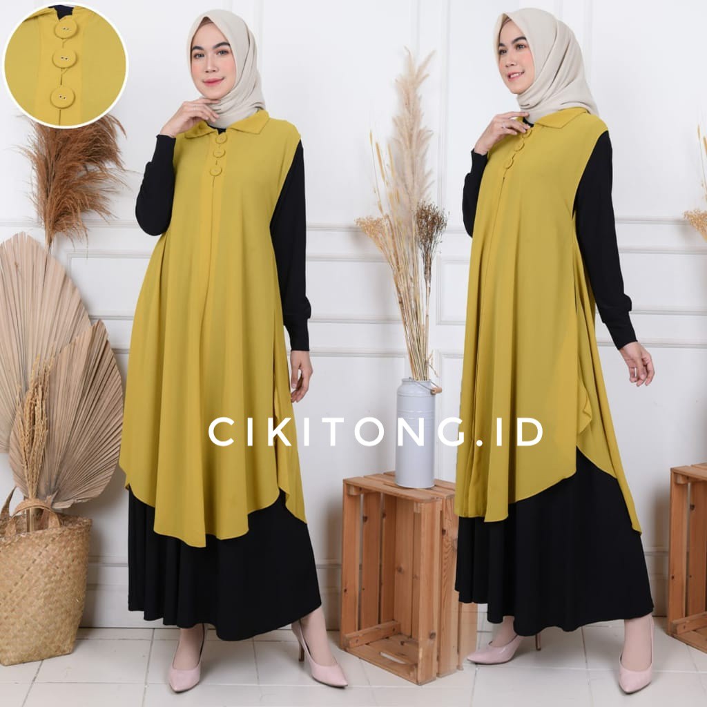 READY Outer cerutty/ outer hijau army / outer panjang / outer lekton/ putih RAY857