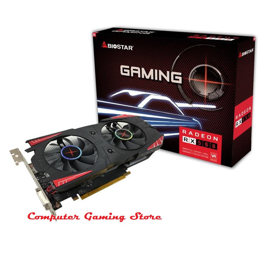 Biostar Radeon RX 560 4GB GDDR5 - VGA Card