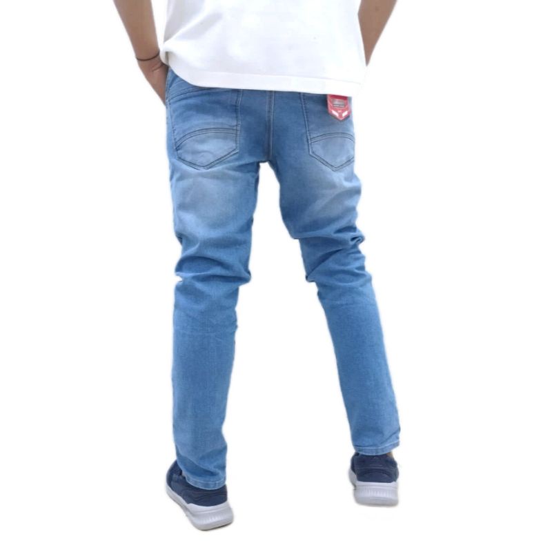 CELANA JEANS PANJANG PRIA RIP KARET CRV