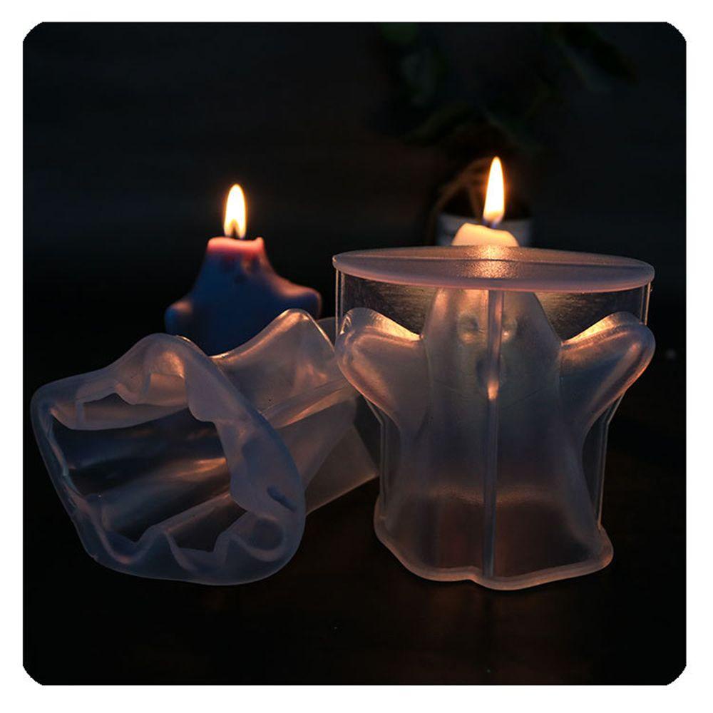 Preva Aromaterapi Gypsum Cetakan Perhiasan Gantungan Kunci Membuat Horor Tengkorak DIY Resin Silicone Mold