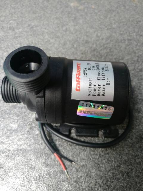 Pompa 800L/H Air Mini Celup DC Submersible Brushless 12V DC 22W 5m Aquarium Hidroponik Waterpump