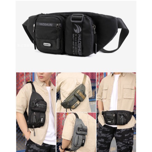 Tas Selempang Pria Tas Pinggang Waistbag 1704