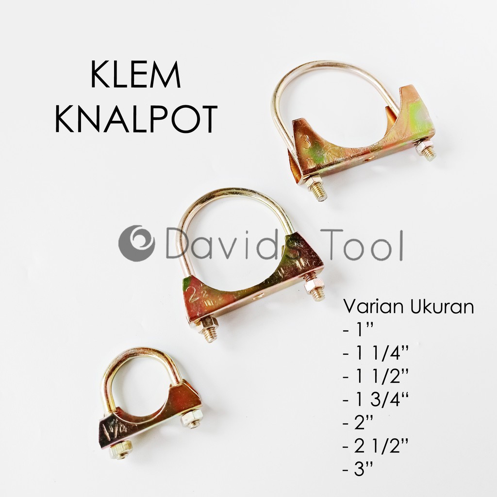 Clamp Knalpot Klem Pipa Clamp U Bolt