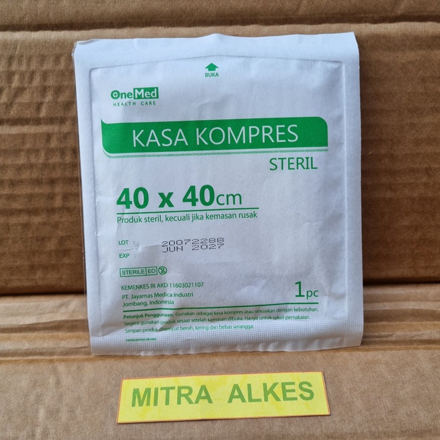 Kasa Kompres Steril 40x40 cm. Kasa Kompress Sterile 40 x 40cm OneMed.