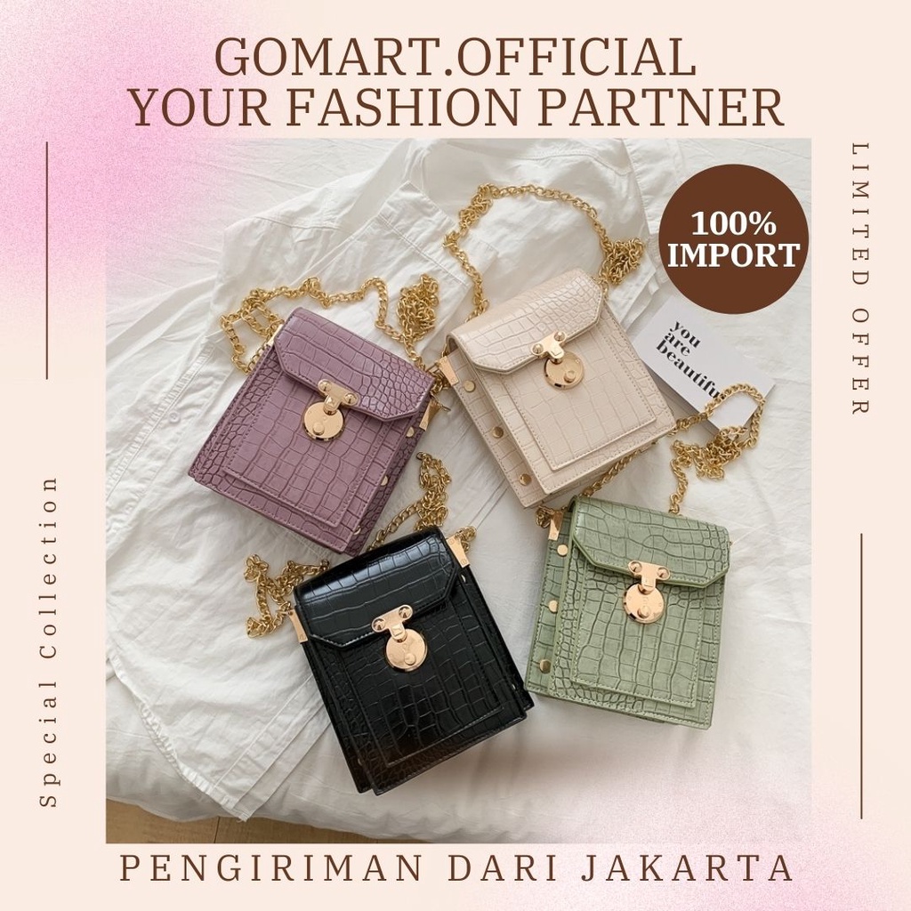 Tas Selempang Wanita Import Model Terbaru - Tas Handphone Wanita Kekinian - Tas Wanita Viral Tiktok - Tas HP High Quality Terbaru [SL70]