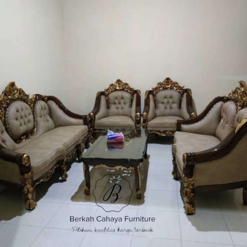 kursi tamu sofa ganesa ukir jati jepara