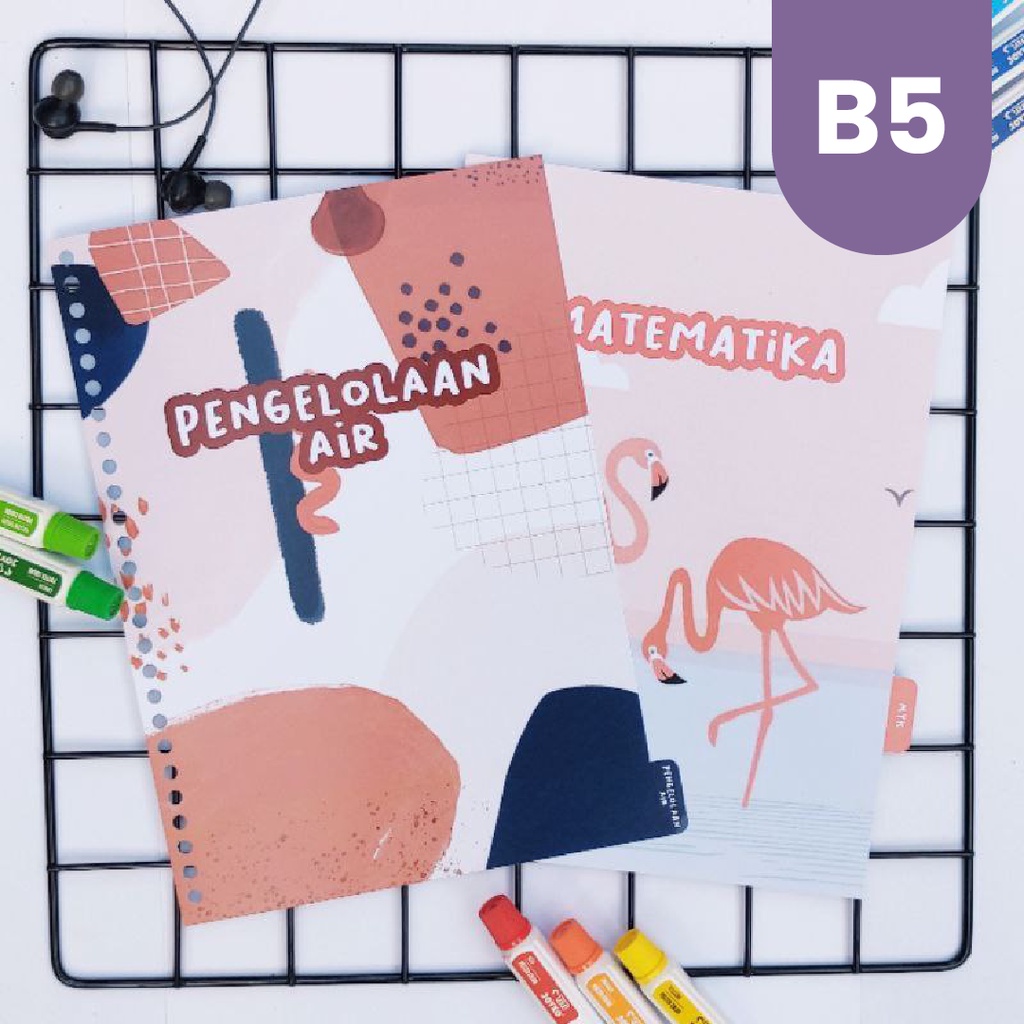 

[B5－26 Ring] | CUSTOM PEMBATAS BINDER DIVIDER ISI KERTAS FILE PRINT STATIONERY MEMO BRUSH GOUACHE