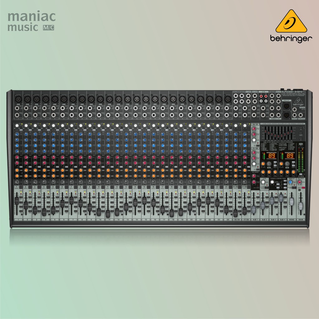 Behringer SX3242FX - Mixer Besar Premium, Multi Efek Dual, 32-Input, 4-Bus, Mic Preamp, Equalizer
