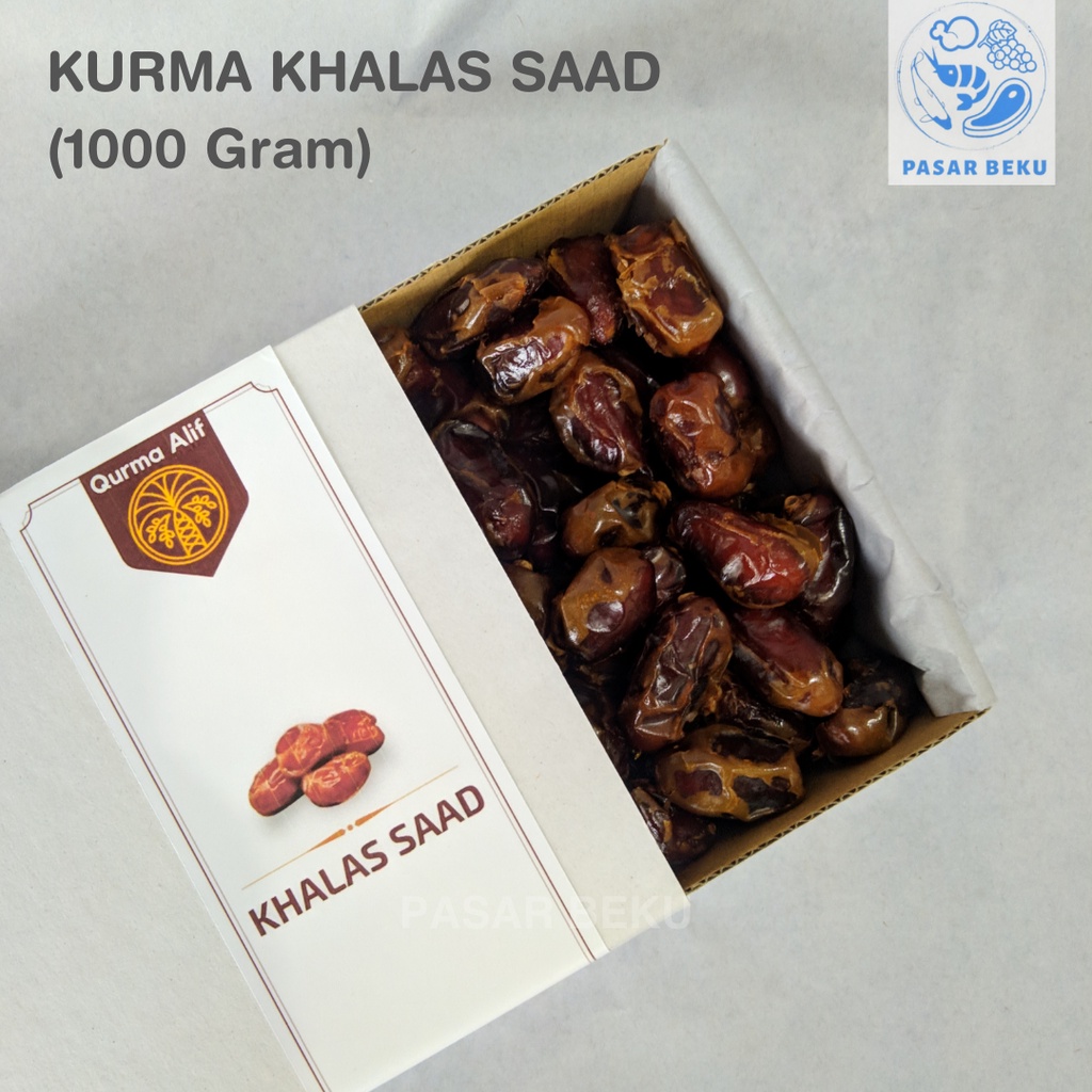 

Kurma Khalas Saad Premium 1kg Kalas Kholas Kurma Nabi Original Pasar Beku Padang