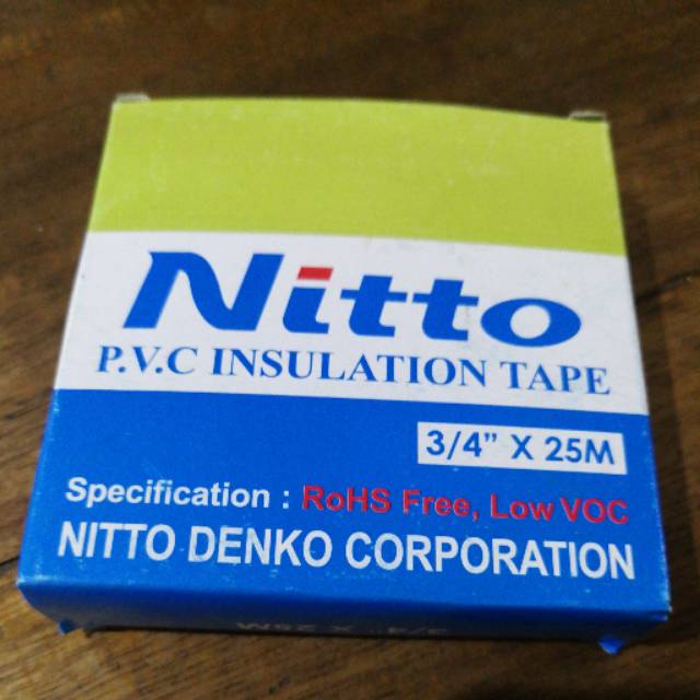 

NITTO isolasi hitam pvc kabel lem lakban