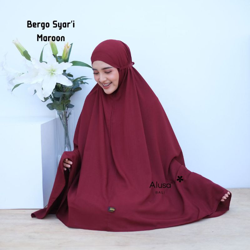 BERGO SYAR'I/HIJAB/JILBAB SYAR'I/JILBAB BERGO