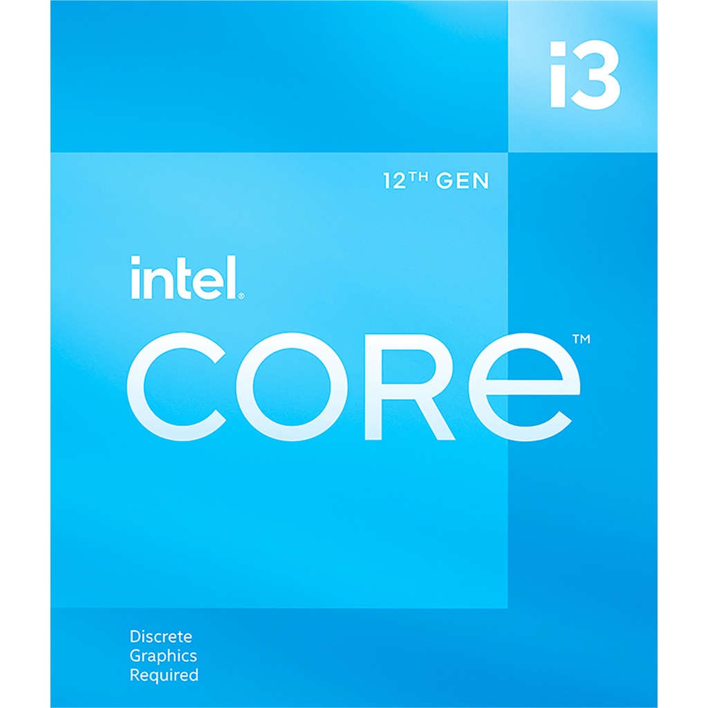 Intel Core i3 12100F Box | 4.3Ghz 4C 8T | GEN 12th LGA1700 Alder Lake